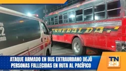 Armed attack on intercity bus leaves several dead on the Pacific Highway