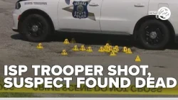 Indiana State Police Trooper in stable condition after suspect found dead