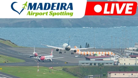 Madeira Airport Live : Aircraft Action